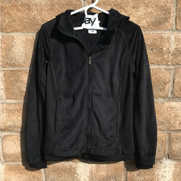 Columbia Women's Benton Springs Full Zip Fleece Jacket Size M Black - Picture 1 of 8